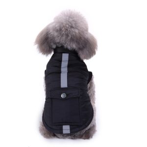 Manteau d'hiver pour chien en coton réfléchissant