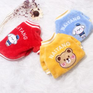 Pull chaud pour chien en peluche - Hiver