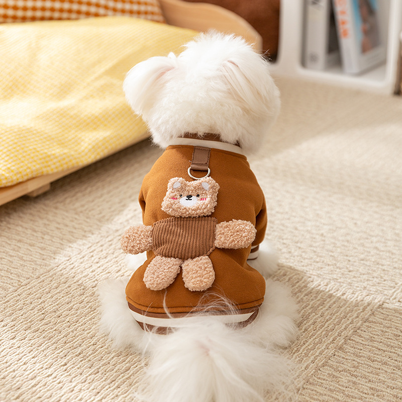 Pull chaud en laine pour chien - vêtement d'hiver – Image 3