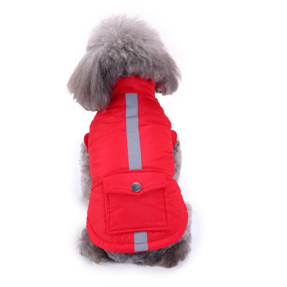 Manteau d'hiver pour chien en coton réfléchissant – Image 5