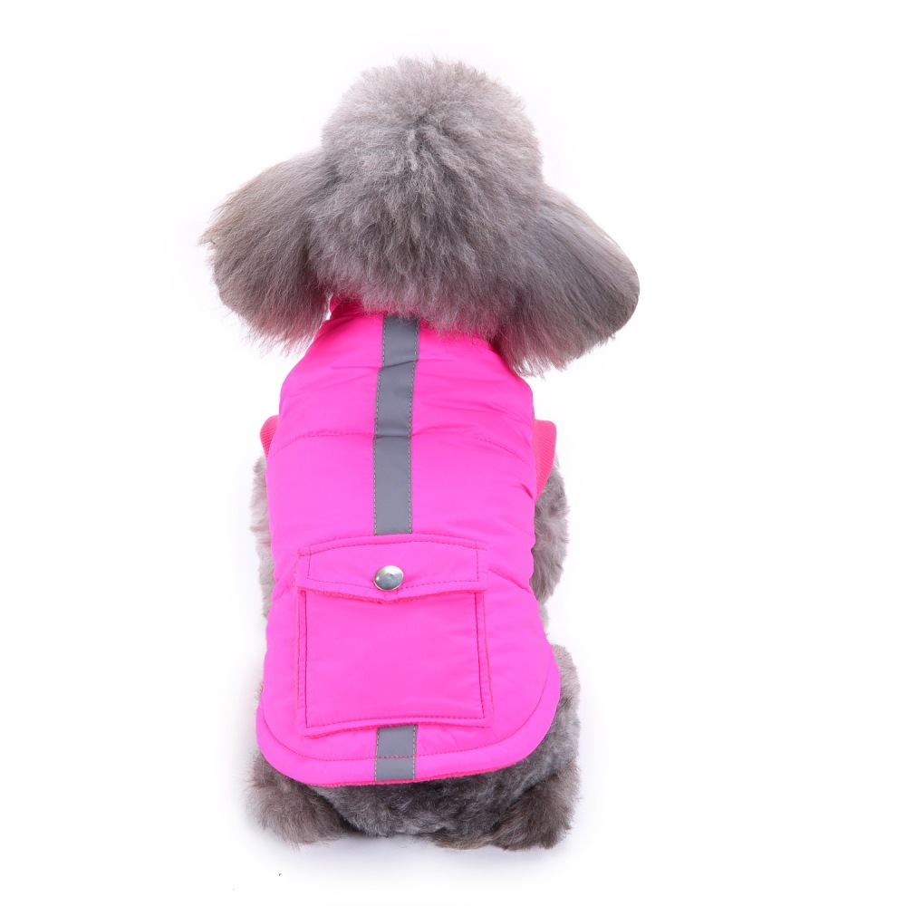 Manteau d'hiver pour chien en coton réfléchissant – Image 9