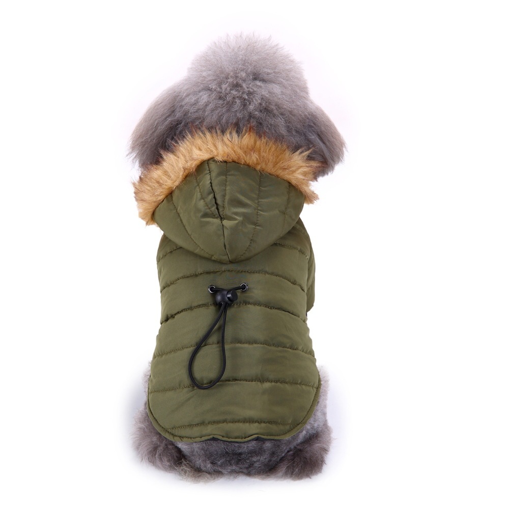 Manteau d'hiver pour chien en coton réfléchissant – Image 3